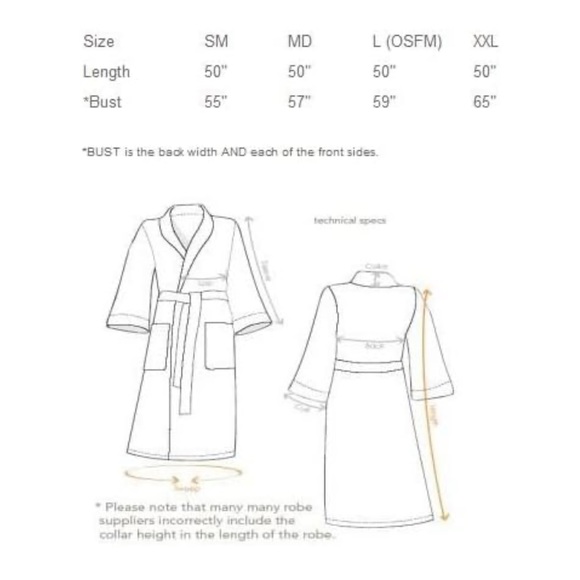 TheShopByIvanPetrov Microfiber Robe Lined in Terry Sz M - Picture 2 of 2